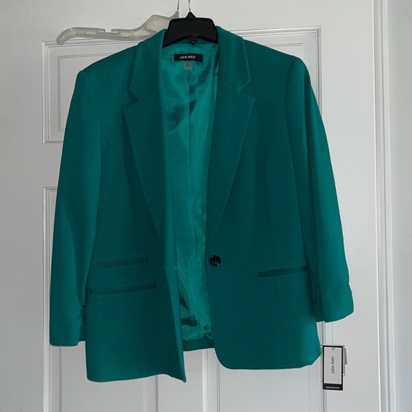 Nine West Green Blazer NWT